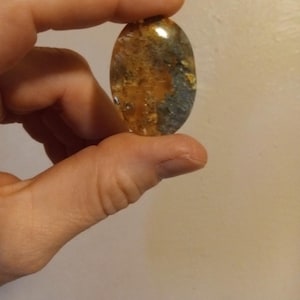 Beautiful Plume Agate Display Cabochon