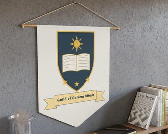 Guild of Curious Minds Pennant Classroom Decor Fantasy Teacher Gift