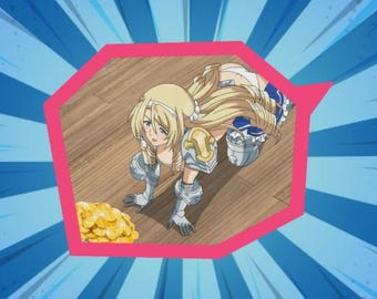 yumeship Bikinni Warrior Anime Waifu "Look at this gold!" Twitch alert with sound! Kawaii Twitch Alerts, Stingers & Overlays | twitchalertz2