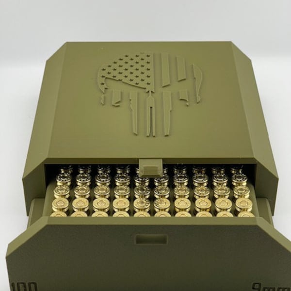 9MM Ammo Box (100 Round) (Punisher Skull)