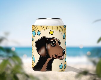 Can Cooler Sleeve - Doxies to the Moon