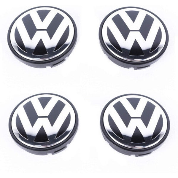 VW Car Wheel Centre Hub Caps 65mm 4 PCS For Golf Passat Polo