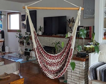 Thick Hangout Chair Hammock - Rustic