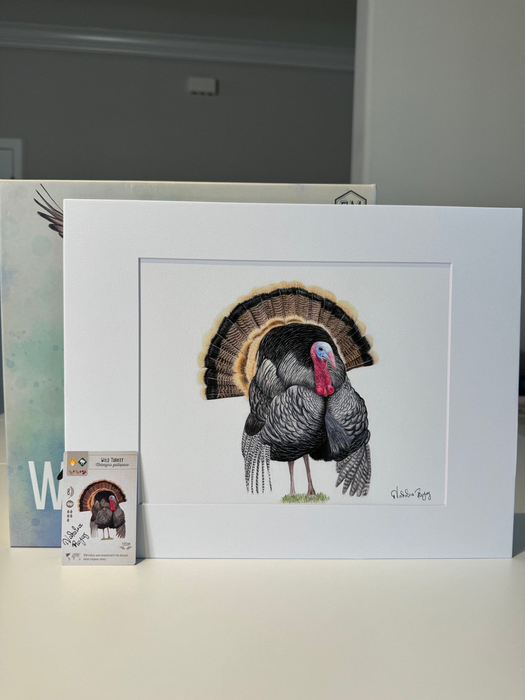 Wild Turkey Print From Wingspan 8x10 In. - Etsy