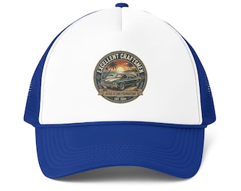 Gorra de camionero con parte trasera de malla y espuma