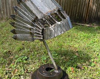 medio gorro nativo americano