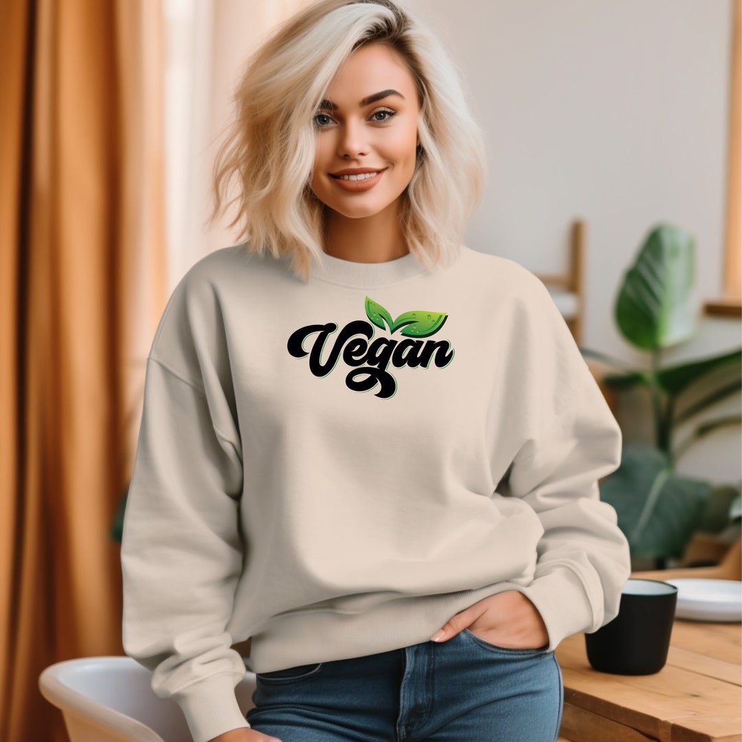 Vegan Unisex Heavy Blend™ Crewneck Sweatshirt, Vegan is Pure Love, Animal Lover, Love