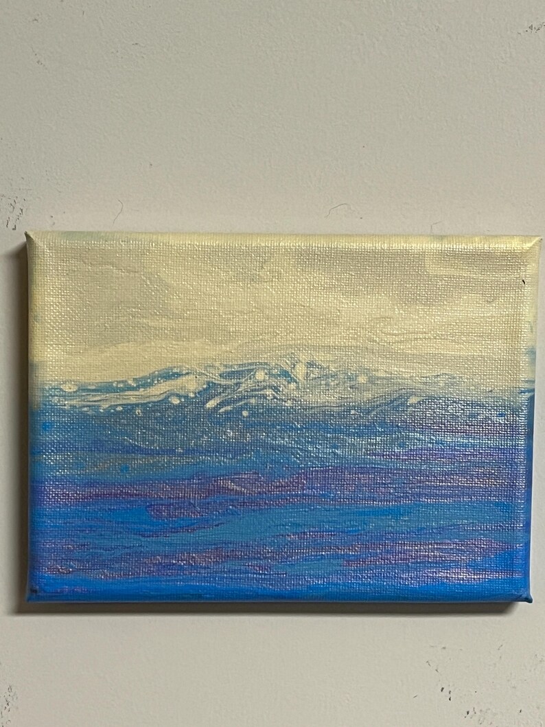 Beaches Acrylic Painting Set of 2: Canvas Art 5”x7” - Etsy