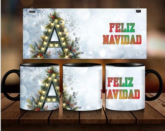 フェリス・ナビダッド マグラップ昇華デザイン：スペインのクリスマス（デジタルダウンロード）