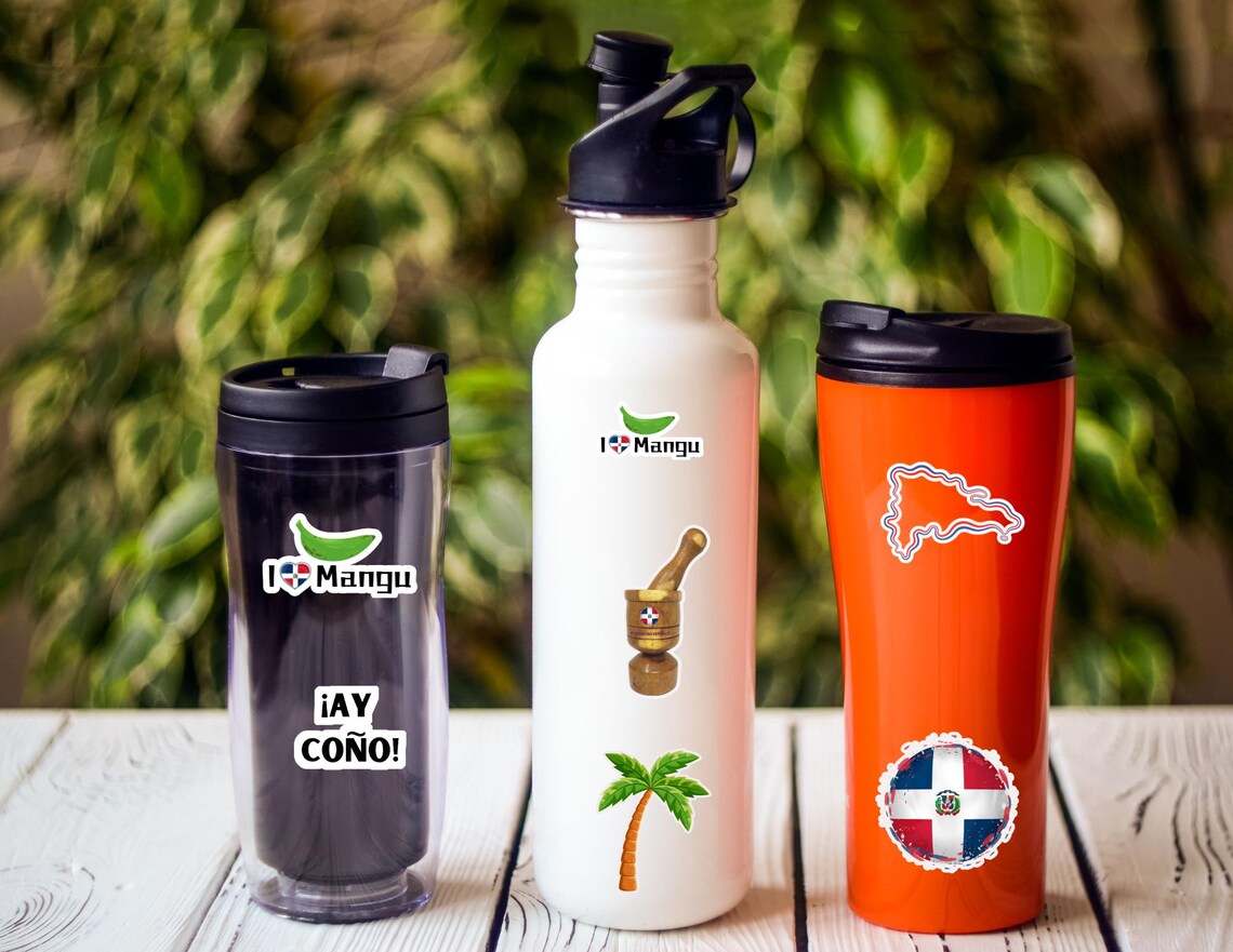 Dominican Republic Stickers: PNG Digital Files for Laptops - Etsy