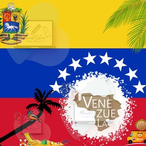 Venezuela digital files, sublimation design, PNG digital download, Venezuela mugs wrap PNG digital files, Bandera Venezolana, Venezuela flag digital design PNG, Venezuela Png, Venezuela tumbler wrap Png design, escudo de Venezuela Png,