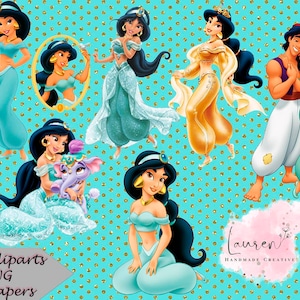 Jasmine Clipart, Princess Clipart, Princess Jasmine PNG, Princess Jasmine Birthday, Princess Jasmine Papers, Princess Jasmine Scrapbook