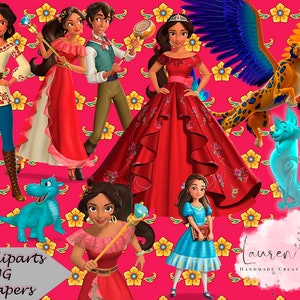 Elena Avalor Clipart, Princess Clipart, Princess Elena PNG, Princess Elena Avalor Birthday, Princess Elena Avalor Papers, Princess Elena