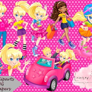 ポリークリップアート、ポリーデジタルペーパー、ポリー誕生日、ポリースクラップブック、ポリーデザイン、ポリーPNG、ポリーポケットクリップアート、ポリーポケットPNG、ポリー
