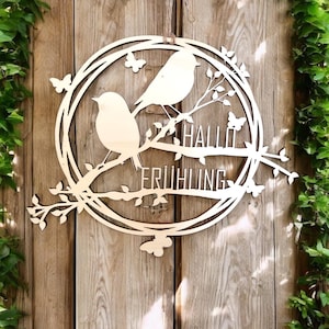Fensteraufhänger- Datei (ai,dxf,svg,lbrn2,pdf) | Frühling | Dekoration | Fensterschmuck | Kranz | Fensterdeko | Laserschnitt | Lightburn |