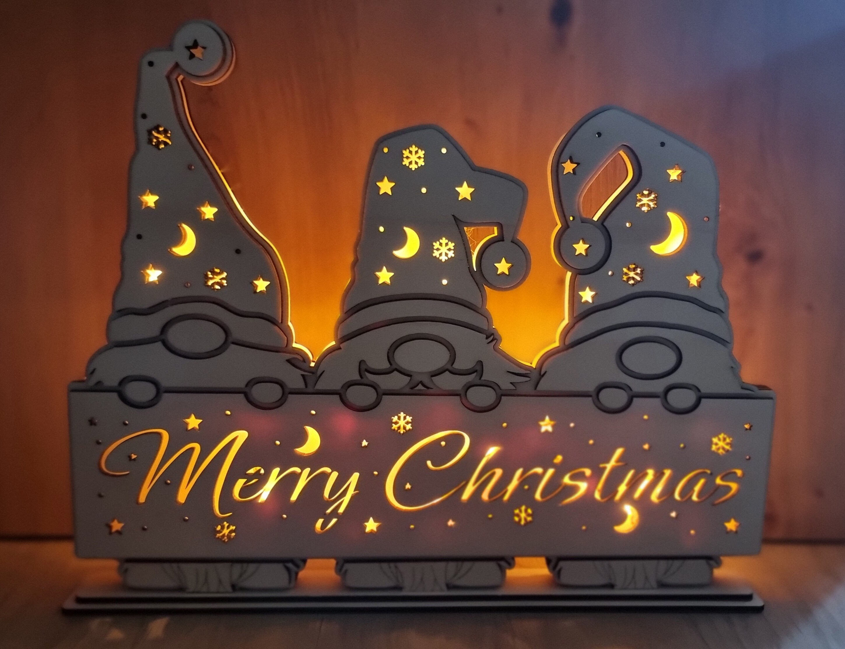 Gnome Lamp File (ai, Dxf, Svg, Lbrn2, Pdf) | Gnome LED | Gnome Lighting ...