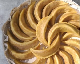 Dulces marroquíes, galletas de almendras - Kaab el Ghazal-cuernos de gacela - tobillos de gacela- pastelería tradicional 100% artesanal kaab ghzal