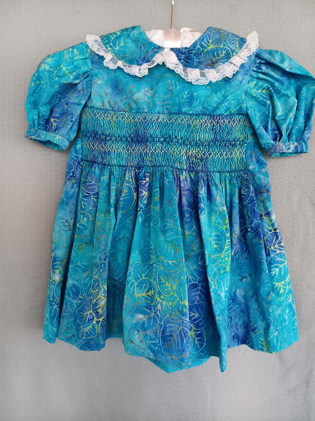 BLUES BABY - Smocked Cotton Short Set - Blue