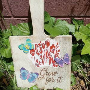 Gardening Sign wooden sign gift for gardener