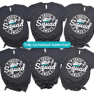 Custom Cruise Squad 2025 Shirt, Cruise Squad Shirt, Custom Cruise Squad Group Shirt for 2025 Season, Custom Family Cruise Shirt, Cruise Gift