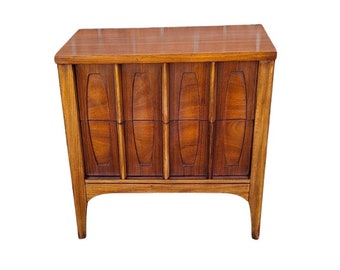 Mid-century Modern Kent Coffey "Town House" walnut nightstand (shipping not included)