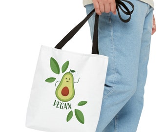 Avocado vegano, borsa tote