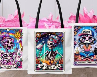 Personalized Tarot Card Tote Bag: Custom Character Gift
