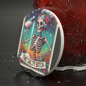 Tarot-Karte Auto-Untersetzer, Speckstein-Auto-Cup-Untersetzer, anpassbare Auto-Dekoration, neues Auto-Geschenk, lustiges Auto-Geschenkideen, niedliche Auto-Dekor-Geschenkideen