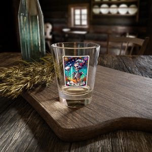 Vasos de chupito personalizados, vasos de tarot personalizados, regalos de Navidad, vasos de 1,5 oz, regalos de despedida de soltera, viaje de chicas, ideas divertidas para Navidad