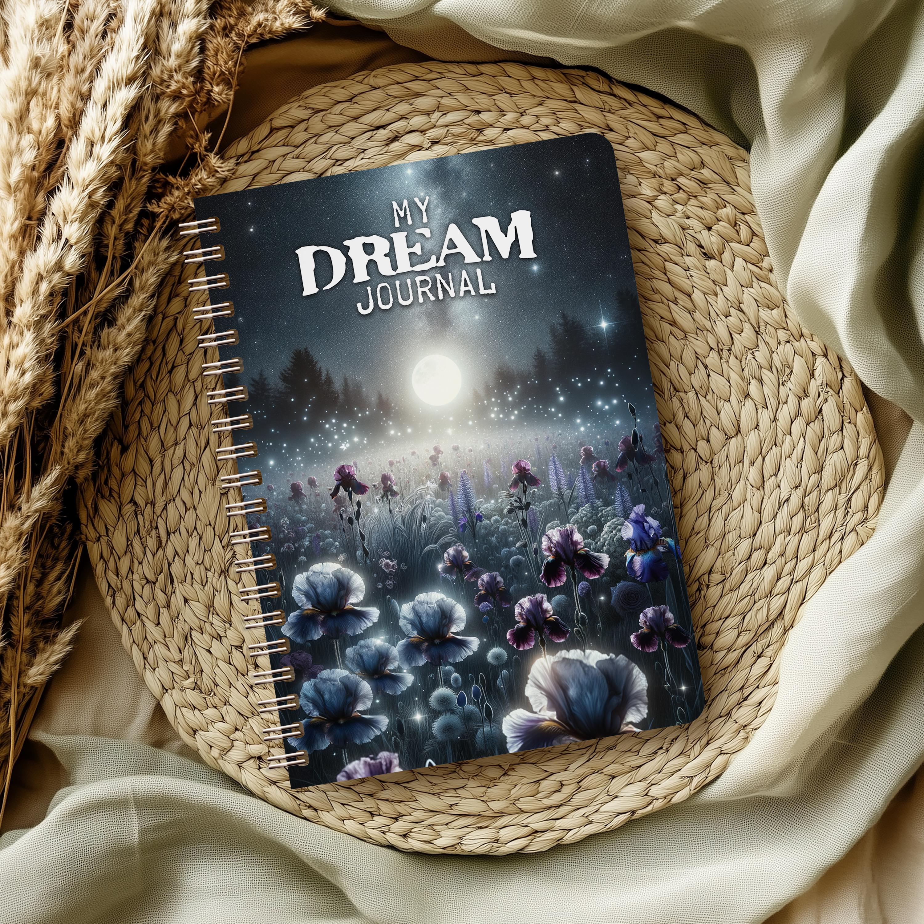 My Dream Journal Cover PNG Sublimation Design, Journal Sublimation PNG, Floral Notebook Sublimation Digital Download, Dream Diary Cover PNG