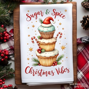 Christmas Kitchen Towel Sublimation Design, Kitchen Towel PNG Design, Cute Christmas Kitchen Tea Towel, Dish Towel for Christmas, Hand Towel