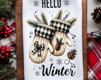 Christmas Kitchen Towel Sublimation Design, Kitchen Towel PNG Design, Cute Christmas Kitchen Tea Towel, Dish Towel for Christmas, Hand Towel