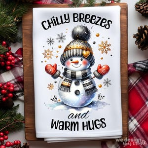 Christmas Kitchen Towel Sublimation Design, Kitchen Towel PNG Design, Cute Christmas Kitchen Tea Towel, Dish Towel for Christmas, Hand Towel