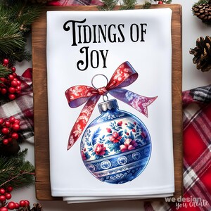 Christmas Kitchen Towel Sublimation Design, Kitchen Towel PNG Design, Cute Christmas Kitchen Tea Towel, Dish Towel for Christmas, Hand Towel