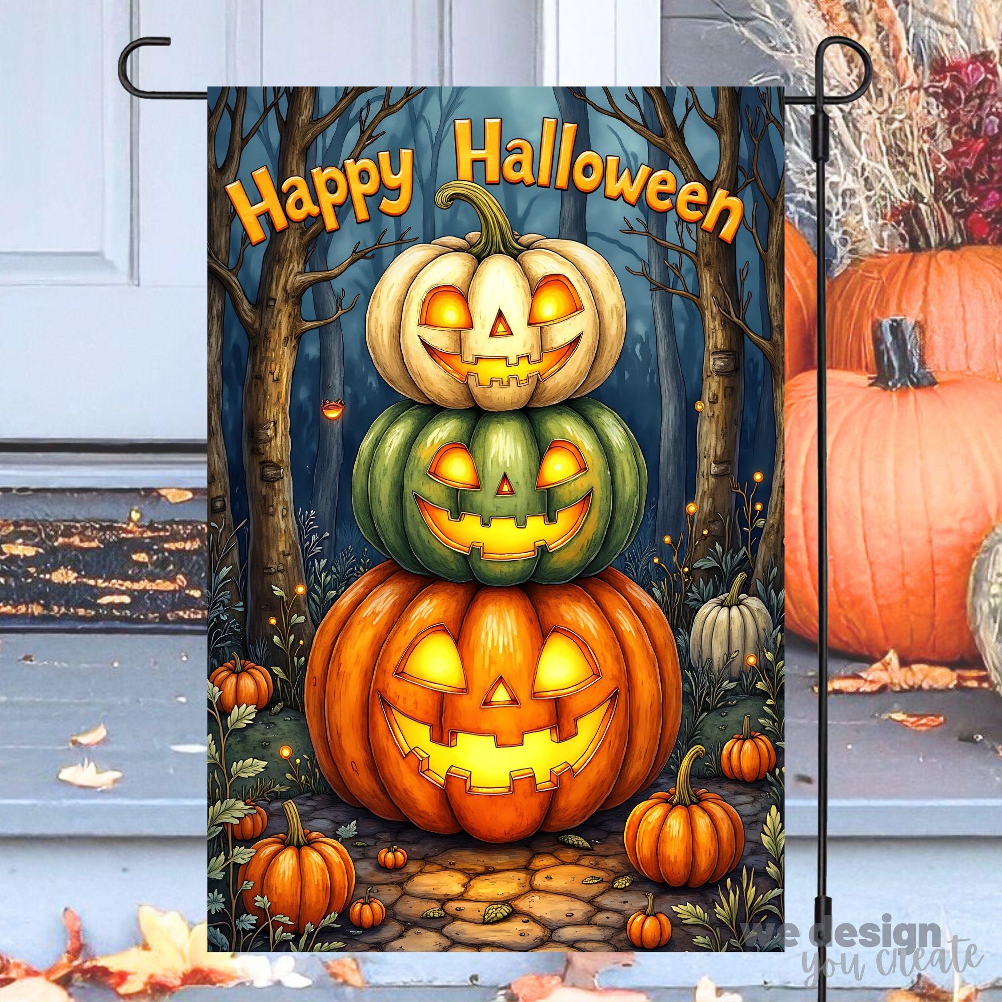 Stacked Pumpkins Garden Flag PNG, Halloween Sublimation Design, Spooky  Season Decor, 12x18 Flag PNG, Fall Outdoor Decor, Autumn Flag PNG - Etsy, image size:2000x2000