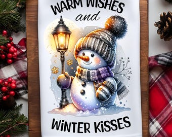 Christmas Kitchen Towel Sublimation Design, Kitchen Towel PNG Design, Cute Christmas Kitchen Tea Towel, Dish Towel for Christmas, Hand Towel