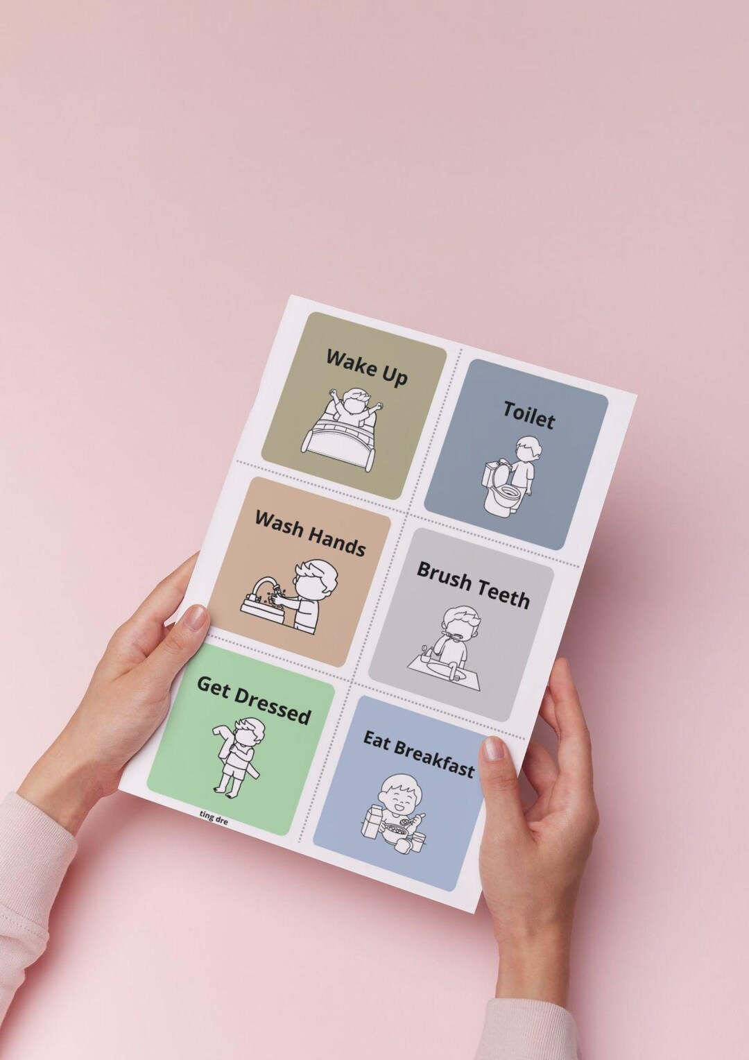 Autism Visual Routine Cards | Editable and Printable Neurodivergent ...