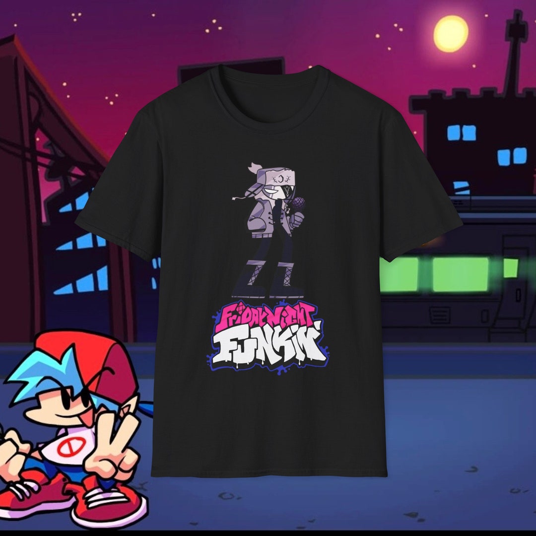 Ruv Friday Night Funkin Fnf Mid Fight Masses Unisex Softstyle T-shirt ...