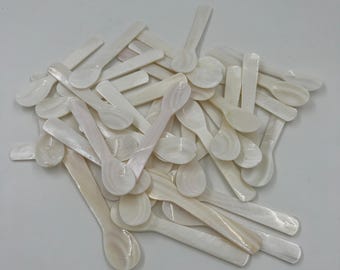 100 pcs Wholesale 11 cm Caviar Mother of Peal Spoon