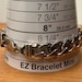 Vintage sterling silver bracelet, italy hallmark — view 9 of 10