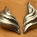 Mid century sterling silver earrings — view 2 of 10