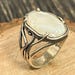 Art nouveau sterling silver ring — view 1 of 16