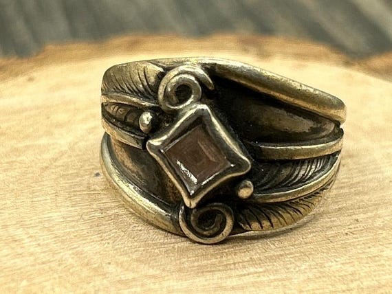 Feather & Scrollwork Ring by Cheryl Wadsworth, Na… - image 6