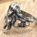 Art nouveau sterling silver ring — view 7 of 10
