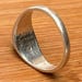 Julius Burbank sterling silver ring, Julius Burbank hallmark — view 7 of 8