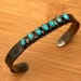 Mid century sterling silver cuff — view 1 of 17