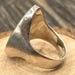 Vintage sterling silver signet ring — view 10 of 18