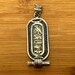 Antique sterling silver pendant — view 3 of 3