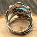Mid century sterling silver ring, israel hallmark — view 4 of 10