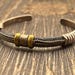 Vintage sterling silver cuff — view 1 of 10